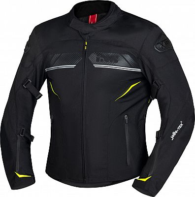 IXS Carbon-ST, Textiljacke wasserdicht - Schwarz - M von IXS