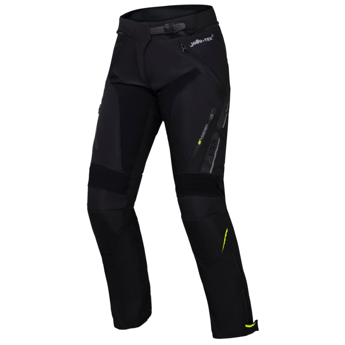 IXS Carbon-ST wasserdichte Damen Motorrad Textilhose, schwarz, L von IXS