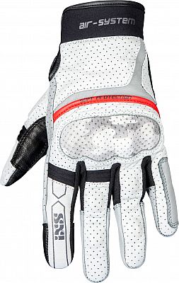 IXS Desert-Air, Handschuhe - Hellgrau/Schwarz/Rot - L von IXS