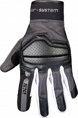 IXS Evo-Air, Handschuhe Damen - Schwarz/Dunkelgrau/Weiß - L von IXS