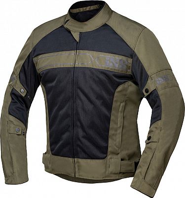 IXS Evo-Air, Textiljacke - Dunkelgrün/Schwarz - 4XL von IXS