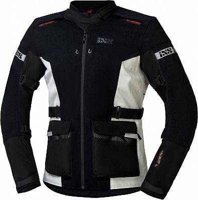 IXS Horizon-GTX, Textiljacke Gore-Tex - Schwarz/Weiß - Kurz L von IXS