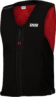 IXS IPRO 1.0, Airbagweste - Schwarz/Rot - XXL/3XL von IXS