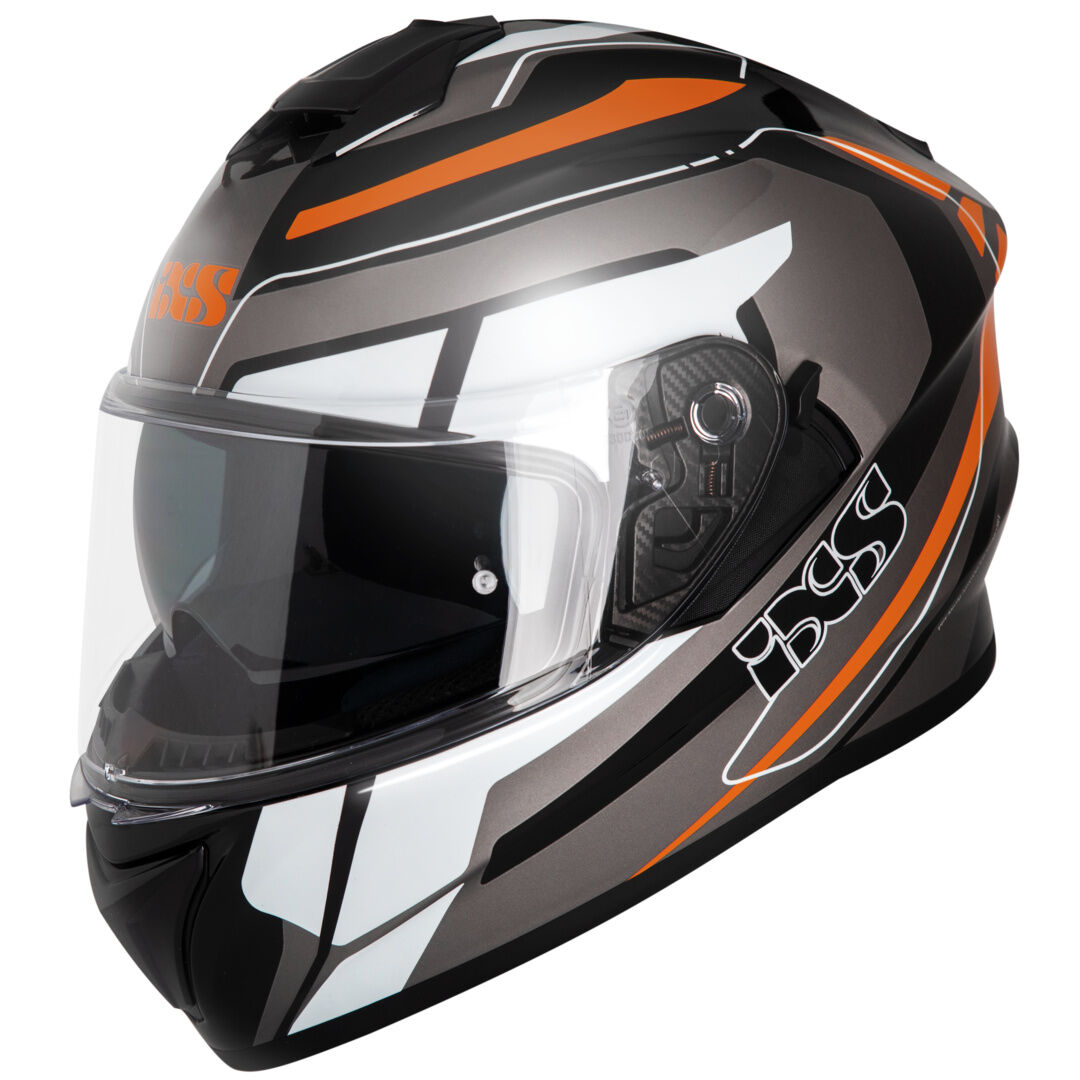 IXS Integralhelm iXS216 2.2 grau/schwarz/neonorange M von IXS