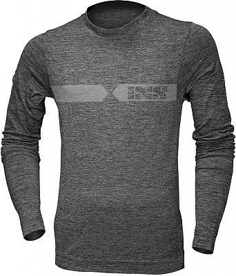 IXS Melange, Langarmshirt - Hellgrau/Grau - XS/S von IXS