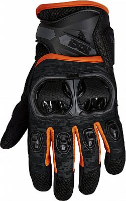 IXS Montevideo Air S, Handschuhe - Schwarz/Silber/Orange - S von IXS