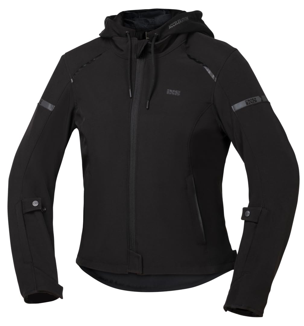 IXS Moto 2.0 Damen Motorrad Textiljacke, schwarz, 5XL von IXS