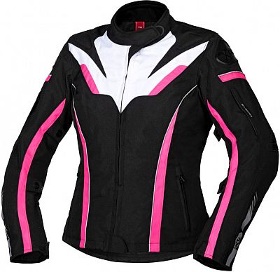 IXS RS-1000 ST, Textiljacke wasserdicht Damen - Schwarz/Weiß/Pink - XXL von IXS