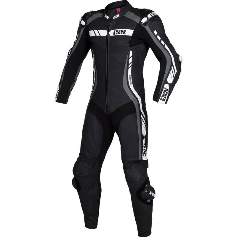 IXS Sport LD Lederkombi RS-800 2.0 1-tlg. schwarz/grau/weiß 56 Herren von IXS