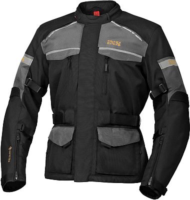 IXS Tour Classic-GTX, Textiljacke Gore-Tex - Schwarz/Grau - L von IXS