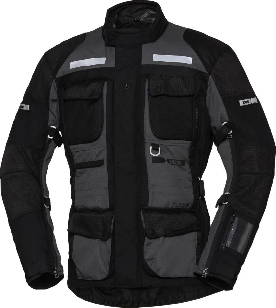 IXS Tour Jacket Montevideo-St Grey-Black L von IXS