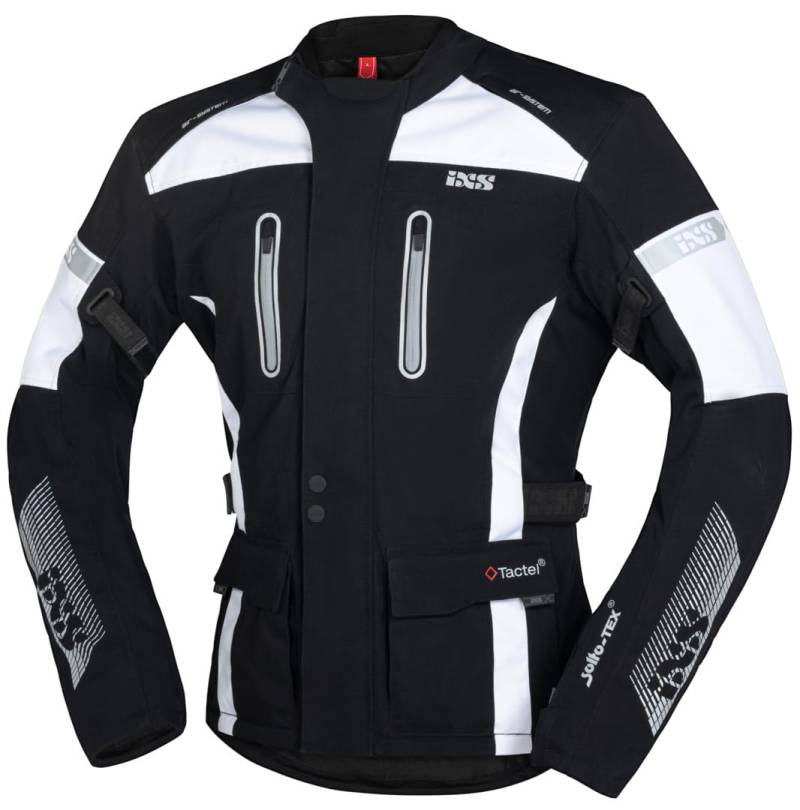 IXS Tour Pacora-ST Motorrad Textiljacke, schwarz/weiß, XL von IXS