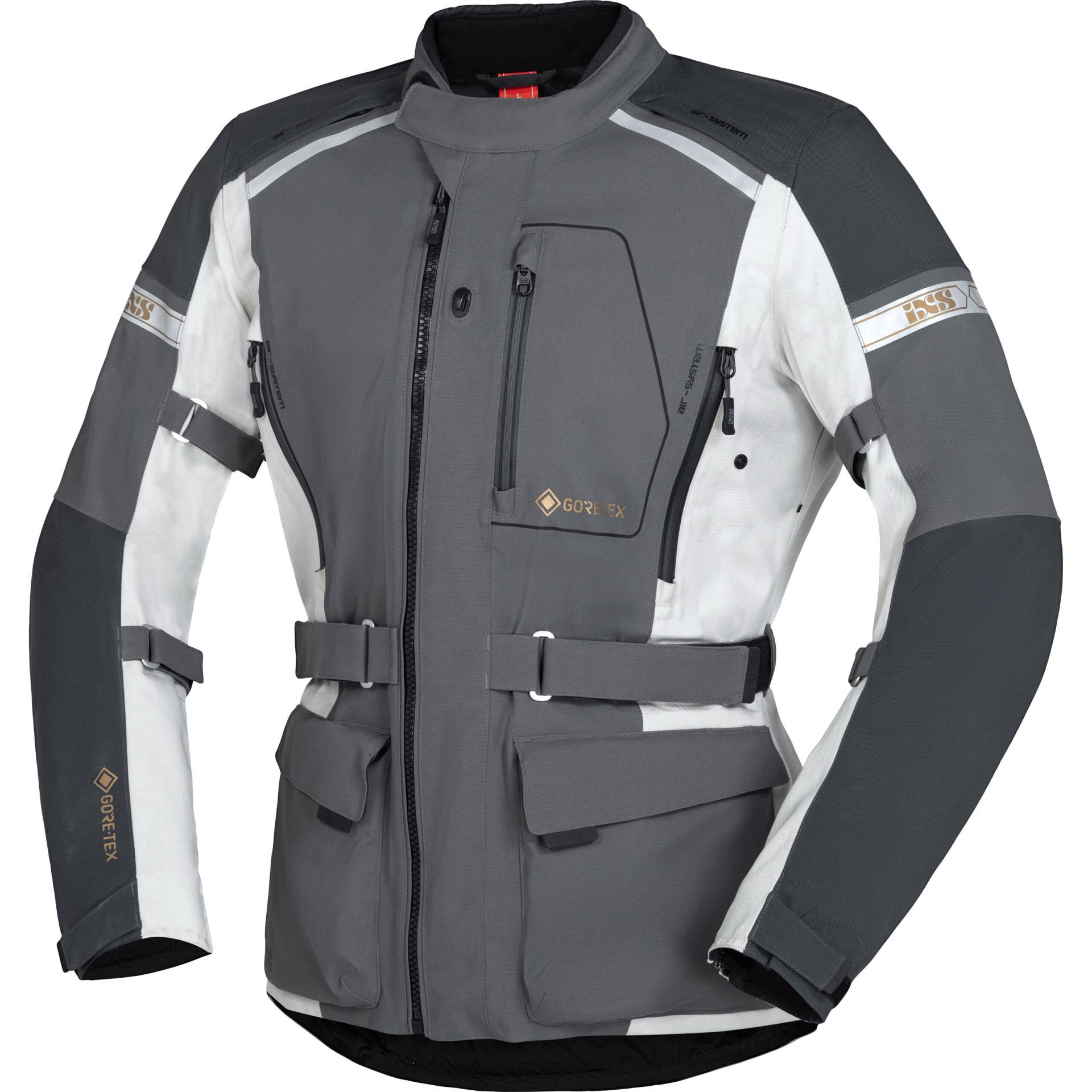 IXS Tour Textiljacke Master-GTX 2.0 grau/hellgrau 3XL Herren von IXS