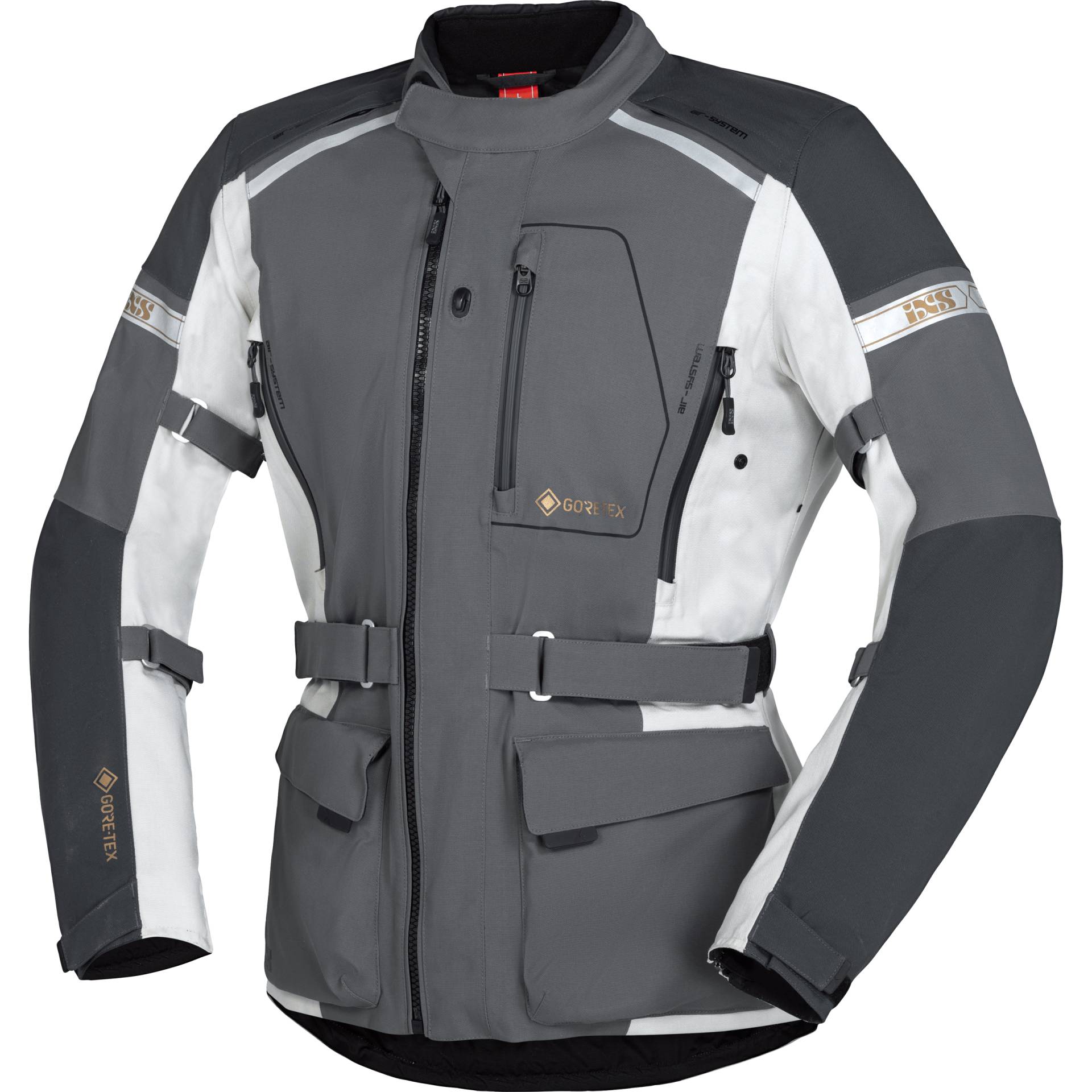 IXS Tour Textiljacke Master-GTX 2.0 grau/hellgrau M Herren von IXS