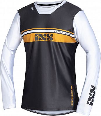 IXS Trigger MX 2.0, Trikot - Dunkelgrau/Weiß/Orange - XS von IXS