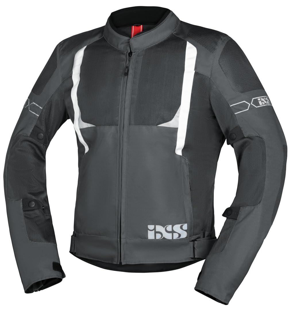 IXS Trigonis-Air Motorrad Textiljacke, grau, 2XL von IXS