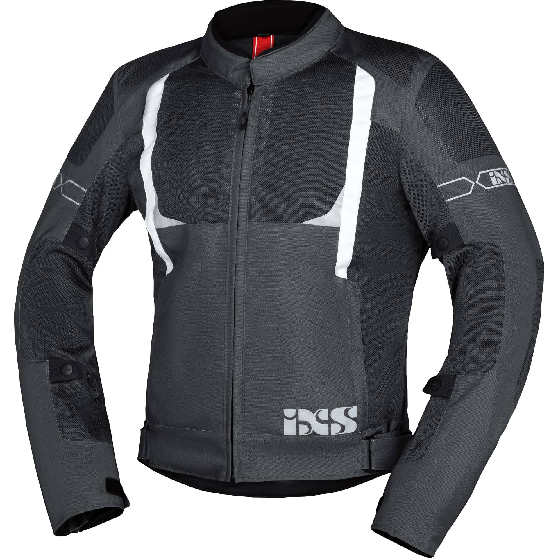 IXS Trigonis-Air Sportstourer Textiljacke dunkelgrau/grau/we 5XL Herren von IXS