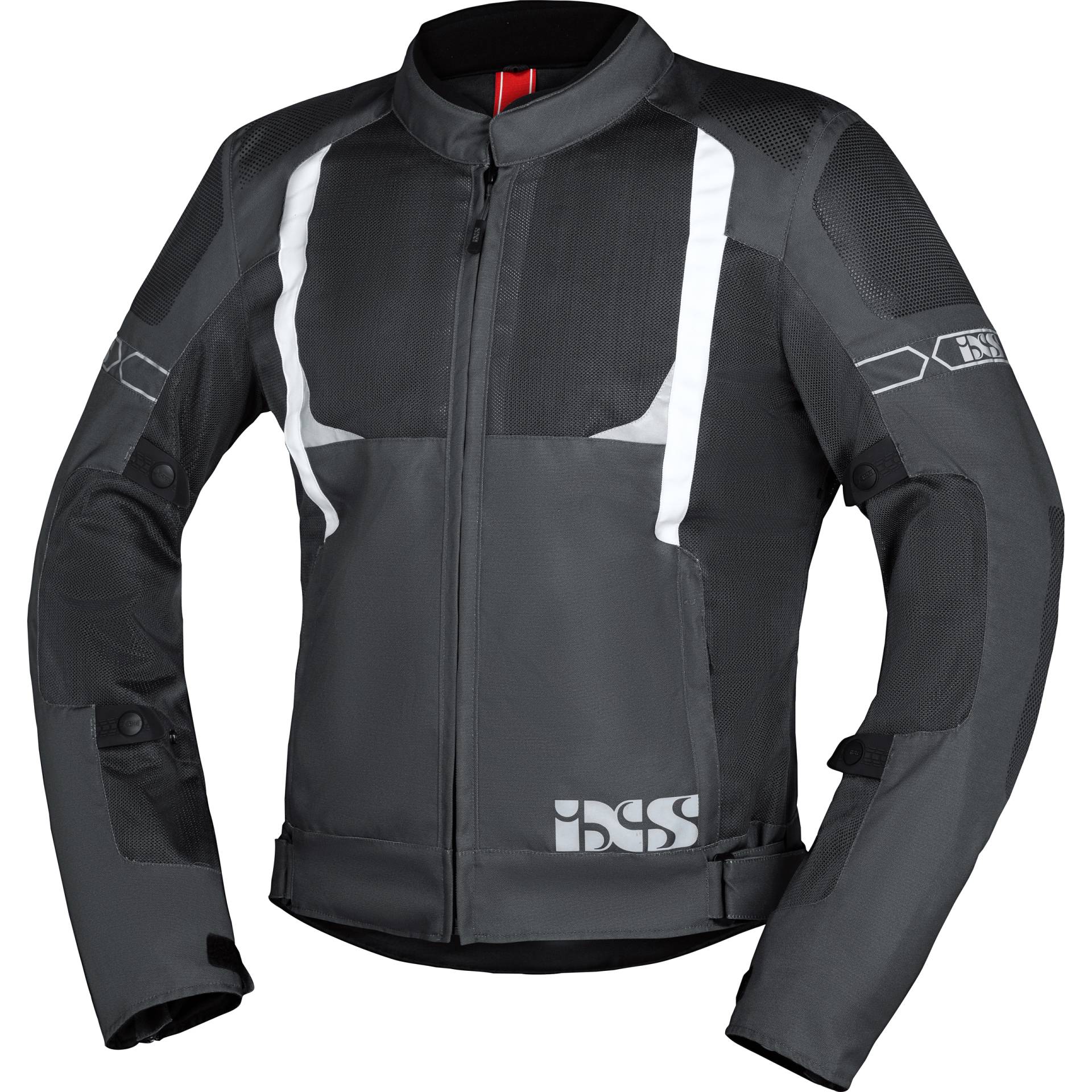 IXS Trigonis-Air Sportstourer Textiljacke dunkelgrau/grau/we XXL Herren von IXS