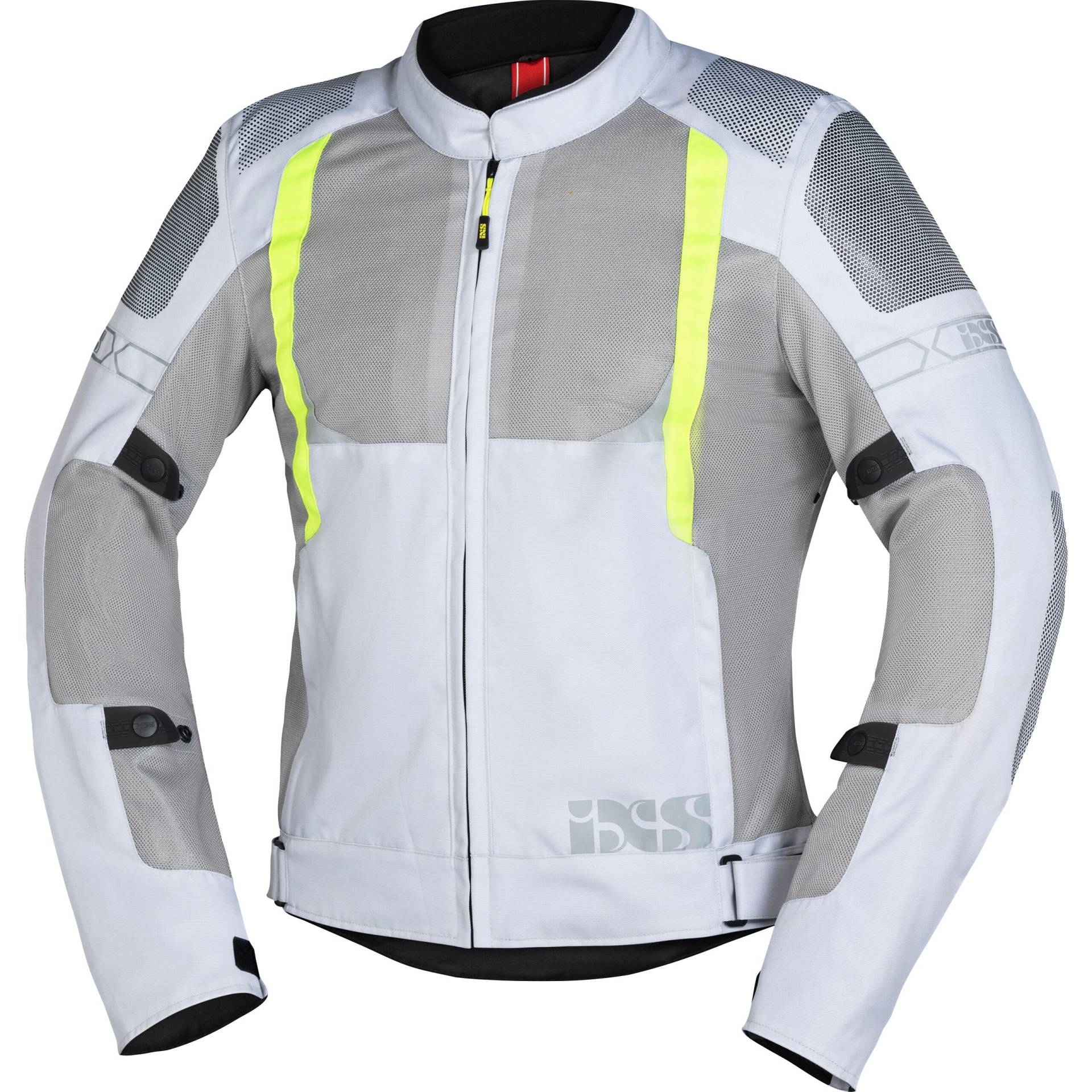 IXS Trigonis-Air Sportstourer Textiljacke hellgrau/grau/n. g XXL Herren von IXS