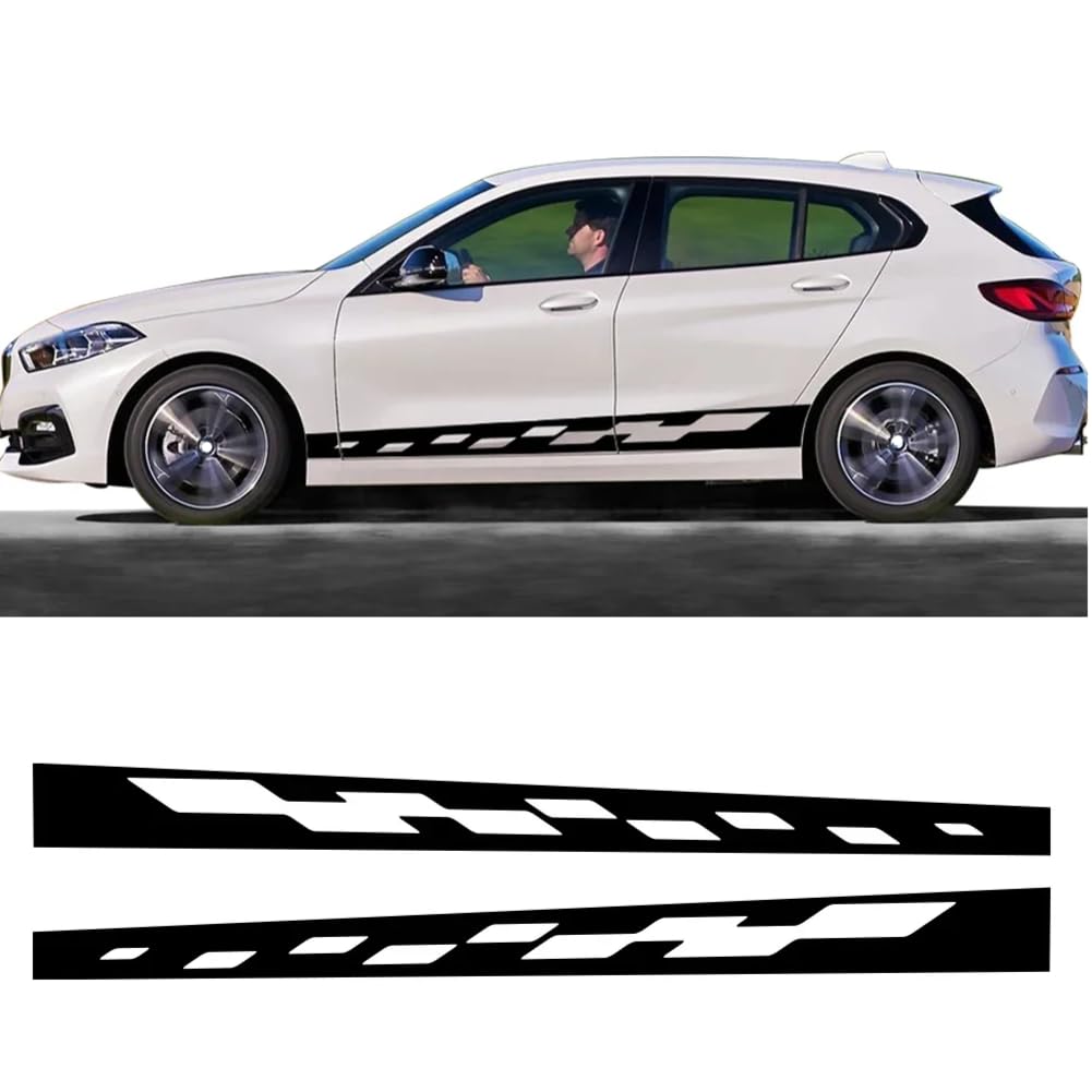 2 STÜCKE Auto-Seitentüraufkleber, Vinyl-Aufkleber, Grafik-Tuning-Zubehör, für BMW 1er E82 E87 E88 F20 F21 F70 E81 F40 Limousine Coupé von IYARNOVA