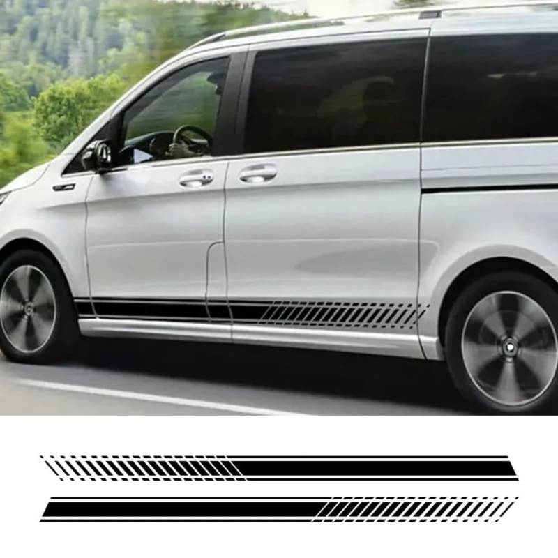 2 STÜCKE Autoaufkleber, für M=ercedes B=ENZ Vito V-Klasse Viano W447 V260 W639 W638 Marco Polo Camper Van Tuning Zubehör Vinyl-Aufkleber von IYARNOVA