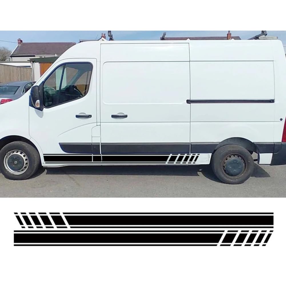 Autotür-Seitenaufkleber, für R=enault Master, für Nissan NV400 Interstar, für Opel, für Vauxhall Movano, Tuning-Zubehör, Camper Van-Vinyl-Aufkleber von IYARNOVA