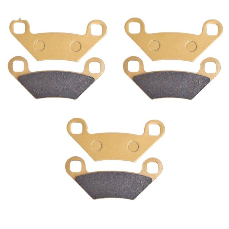 Motorrad Bremsbeläge Vorne Hinten for Sportsman 550 Touring EPS X2 2010-2014 850/1000 2015 850 1000(3 pc) von IYARNOVA