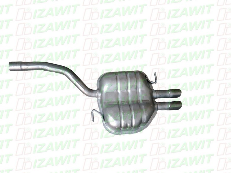 IZAWIT Endschalldämpfer VW 23.163 3C0253609R,3C0253609DG Endtopf,Auspuff Endtopf,Nachschalldämpfer,ESD von IZAWIT