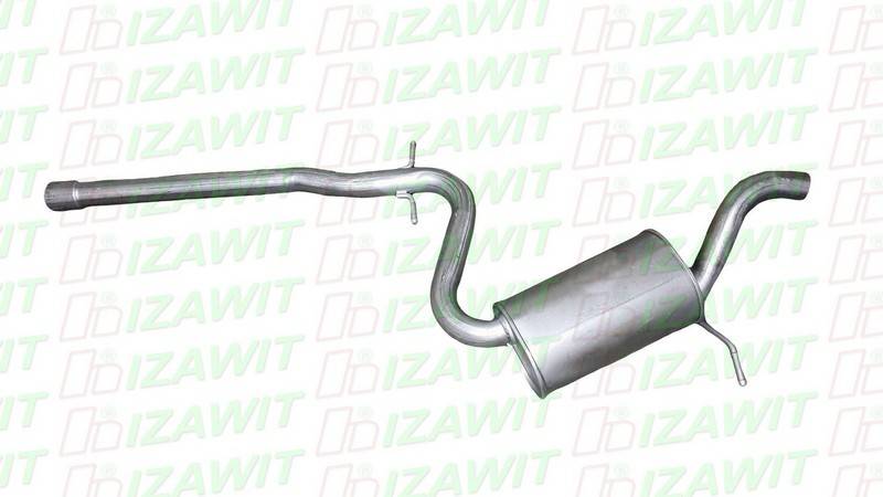 IZAWIT Mittelschalldämpfer SKODA 18.078 1K0253209BJ,1K0253209CS MSD von IZAWIT