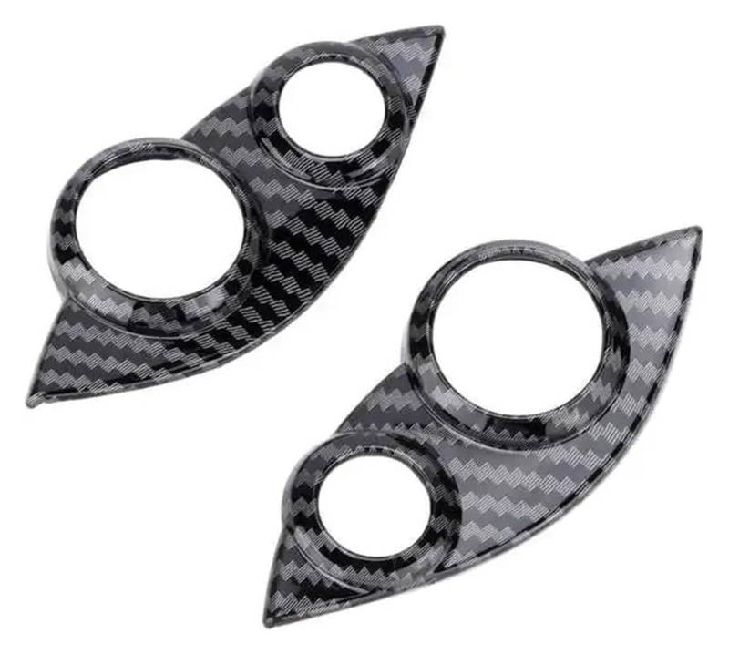 Lenkradbezüge Für Smart Für Fortwo Für Forfour 453 2015-2021 Lenkradbezüge Carbon Fiber Style Knopfabdeckung Zierleisten Ersatz von IZQLTWKR