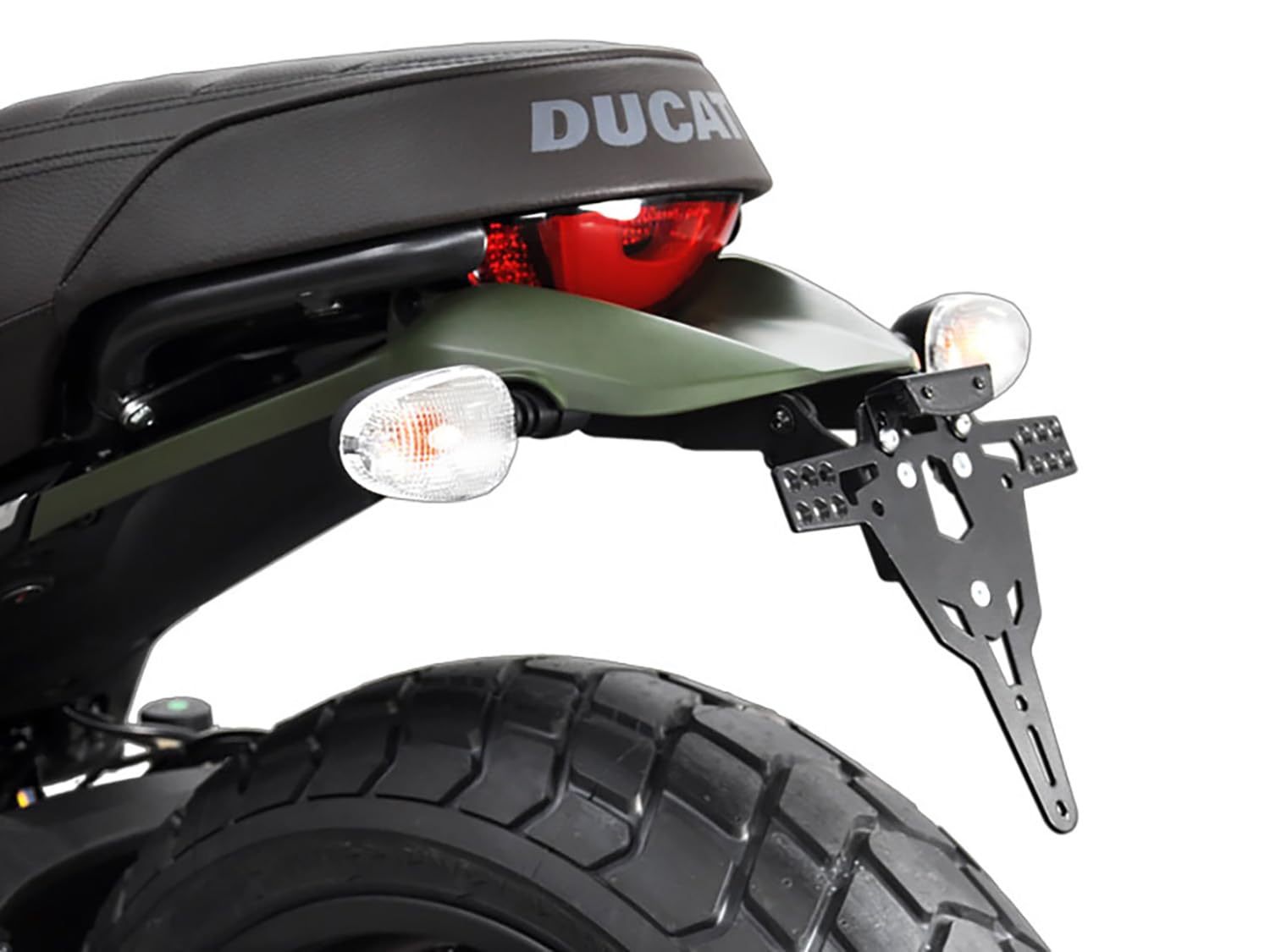 Ducati Scrambler 800 BJ 2015-17 Kennzeichenhalter Kennzeichenträger Nummernschild Halter/Halteplatte IBEX Pro von IBEX