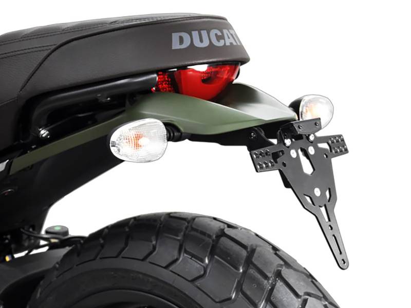 Ducati Scrambler 800 BJ 2015-17 Kennzeichenhalter Kennzeichenträger Nummernschild Halter/Halteplatte IBEX Pro von IBEX-Pro