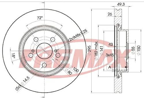 Icer Brakes 78BD0505 Bremsscheibe von Icer Brakes