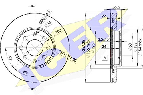 Icer Brakes 78BD0920 Bremsscheibe von Icer Brakes