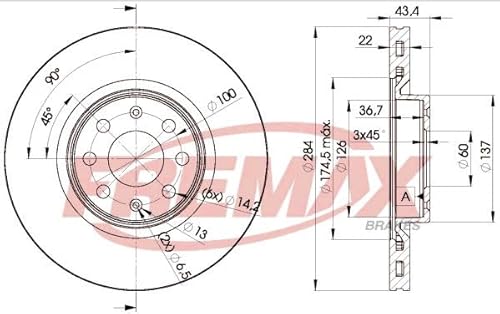 Icer Brakes 78BD0922 Bremsscheibe von Icer Brakes