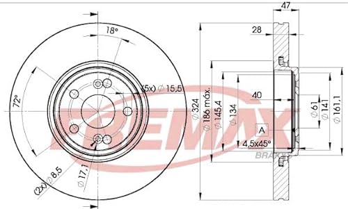 Icer Brakes 78BD7357 Bremsscheibe von Icer Brakes