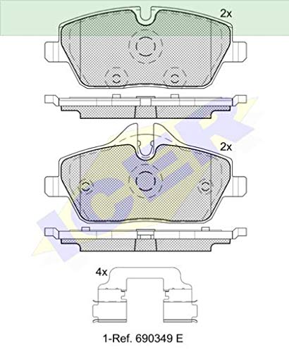 Icer 181662–200 Bremsbeläge von ICER