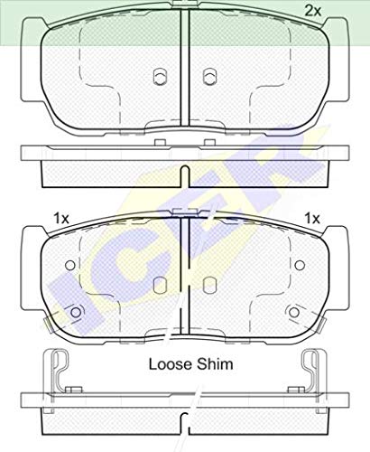 Icer 182151 Bremsbeläge von ICER