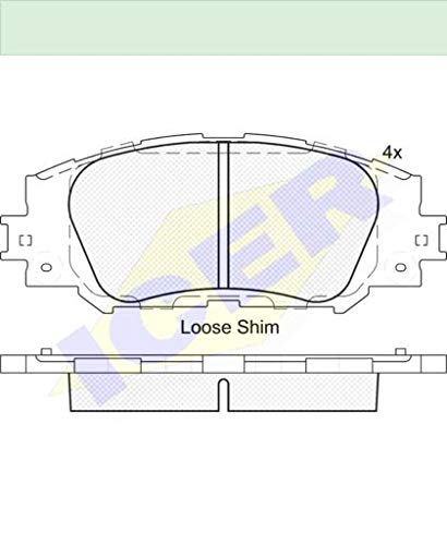 Icer 182172 Bremsbeläge von ICER