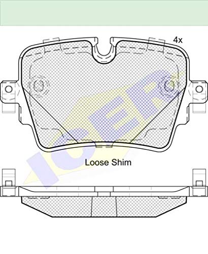 Icer 182187 Bremsbeläge von ICER
