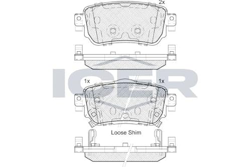 Icer 182188 Bremsbeläge von ICER