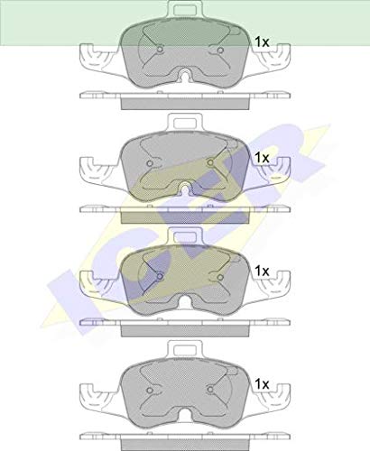 Icer 182233 Bremsbeläge von ICER