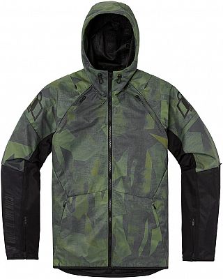 Icon Airform Battlescar, Textiljacke - Dunkelgrün/Schwarz - L von Icon