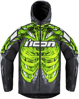 Icon Airform Manik´R, Textiljacke - Grün/Grau/Weiß - M von Icon