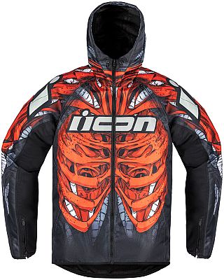 Icon Airform Manik´R, Textiljacke - Rot/Grau/Weiß - XL von Icon