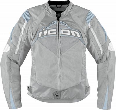 Icon Contra, Textiljacke Damen - Silber/Hellblau - L von Icon