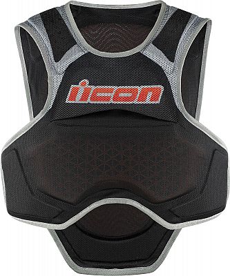 Icon Field Armor Softcore, Protektorenweste Level-1 - Schwarz/Grau - S/M von Icon