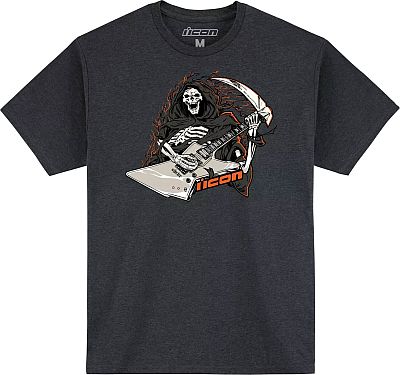 Icon Grim Shredder, T-Shirt - Dunkelgrau/Grau/Orange - S von Icon