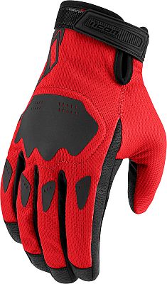 Icon Hooligan CE, Handschuhe - Rot/Schwarz - S von Icon