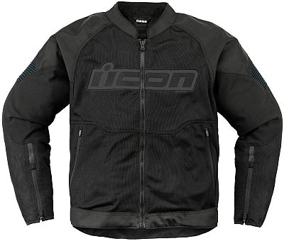 Icon Overlord3 Mesh, Textiljacke - Schwarz/Grau - L von Icon